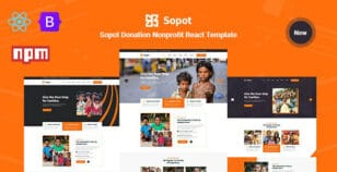 Sopot - Charity NonProfit React Template by TwinkleTheme