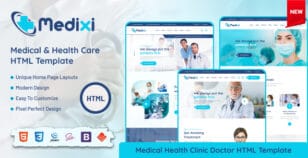 Medixi - Health & Medical HTML Template by vecuro_themes