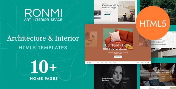 Ronmi - Interior Design & Architecture HTML5 Template by ThemeModern