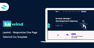 Lawind - Responsive One Page Tailwind Css Template by ThemesBoss