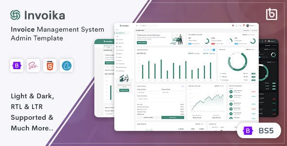 Invoika - Invoice Management Admin Template by Themesbrand