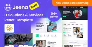 Jeena - Technology & IT Solutions React Template by Webtend
