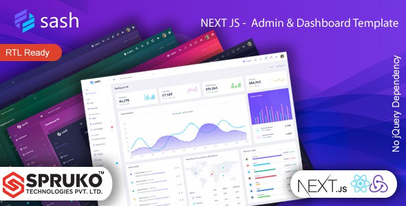 Sash – Nextjs Admin & Dashboard Template by SPRUKO