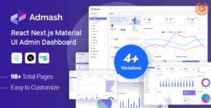 Admash - Material Design React Next Admin Dashboard Template by EnvyTheme