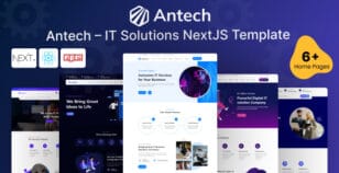 Antech: A Modern and Responsive Nextjs IT Solutions Template by QuomodoTheme