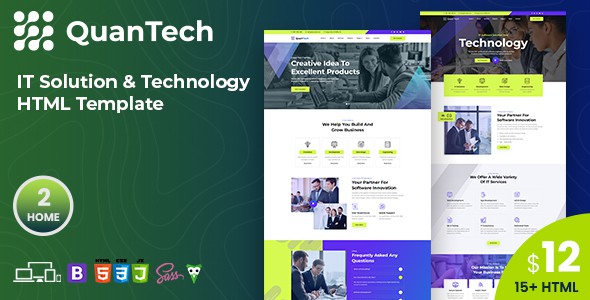 Quantech - IT Solutions & Technology HTML Template by modinatheme