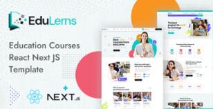 Edulerns  - Education Courses React Next Template by ThemeMascot
