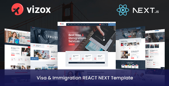 Vizox - Visa & Immigration React Next HTML by ThemeMascot