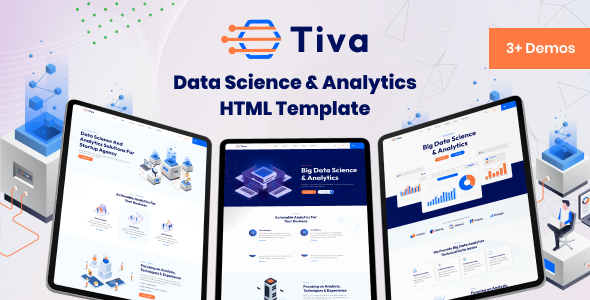 Tiva - Data Science & Analytics HTML Template by HiBootstrap