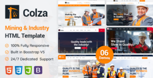Colza | Mining & Industry HTML Template by designervily