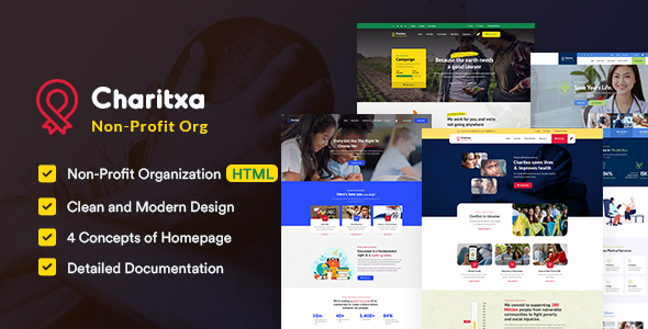 Charitxa | Multipurpose Nonprofit HTML Template by UltimateWebsolutions