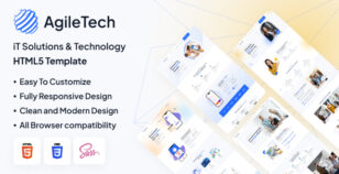 AglieTech - IT Solutions & Technology Html5 Template by wowtheme7