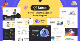 Sorex - Creative Agency And Portfolio HTML Template by ordainIT