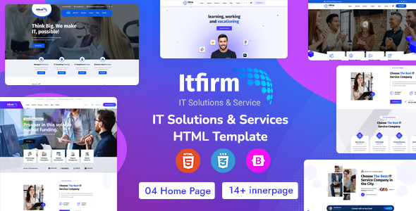 ITfirm - Technology & IT Services Template by themexriver