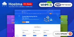 Hostma – Web Hosting PHP & WHMCS Template by SPRUKO