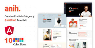 Anih - Creative Portfolio & Agency Angular Template by 7xtheme