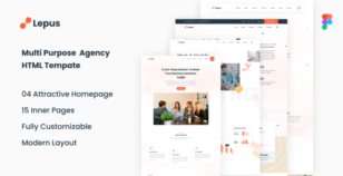 Lepus - Multipurpose Agency HTML Template by BooleanCraft