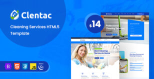Clentac - Cleaning Services Template by ThemeDox