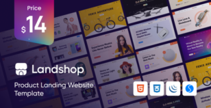 Landshop - Product Landing Website Template by ThemeCTG