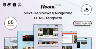Hoom - Next-Gen News & Magazine HTML Template by Theme_Alpha