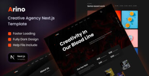 Arino - Creative Agency Nextjs Template by laralink