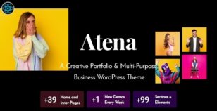 Atena - Personal Portfolio React/NextJS Template by afracode