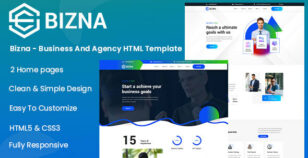 Bizna - Business And Agency HTML Template by templatebucket