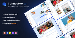 ConnectMe - Chat Application HTML Template by themeyn