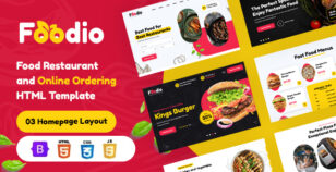 Foodio - Fast Food & Restaurant HTML Template by winsfolio