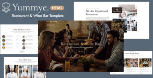 Yummye - Restaurant & Wine Bar Template by zcubedesign