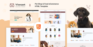 Viserpet - Pet Shop & Food eCommerce HTML Template by ViserLab