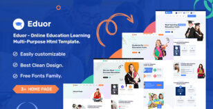 Eduor - Online Education Learning Multi-Purpose HTML Template by Website_Stock