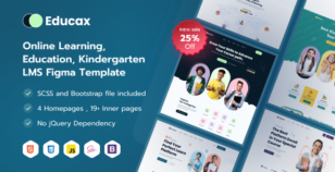 Educax - A Modern LMS and Kindergarten HTML Template for Online Learning by TheTork