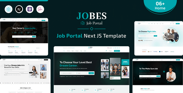 Jobes - Job Portal React Next JS Template by egenstheme