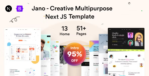 Jano - Multipurpose React NextJs Template by ib-themes