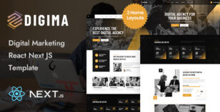 Digima - Digital Marketing React Next Template by ThemeMascot