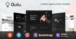 Gulu - Creative Agency HTML Template by ThemeMascot