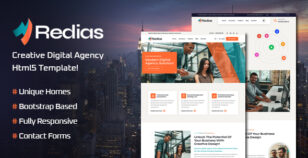 Redias - Creative Digital Agency HTML5 Template by DynamicLayers