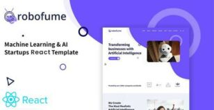 Robofume - Machine Learning & AI Startups React Template by Themescare