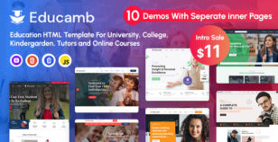 Educamb - Online Courses & Education HTML Template by ThemeKalia
