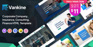 Vankine - Insurance & Consulting Business HTML Template by SteelThemes