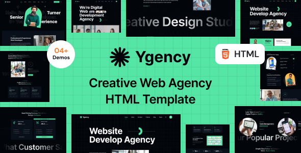 Ygency - Web Design Agency HTML Template by Webtend