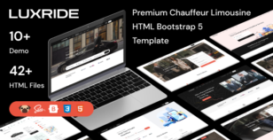 Luxride - Chauffeur Limousine Car Hire HTML Bootstrap 5 Template by alithemes