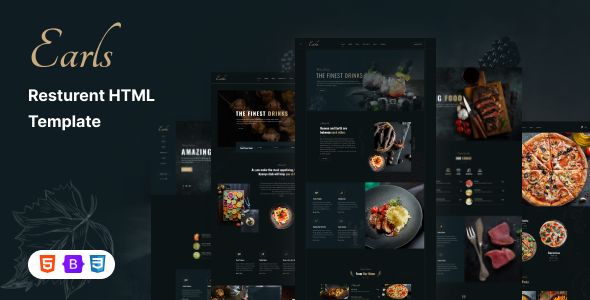 Earls - Restaurant HTML Template by template_path