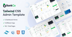 Bankco - Tailwind CSS Admin Templates by QuomodoTheme