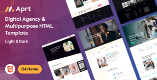 Aprt - Digital Agency & Multipurpose HTML Template by wprealizer