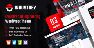 Industrey - Industry & Engineer HTML Template by themeStek