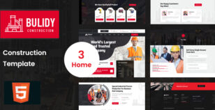 Bulidy - Construction  & Business HTML5 Template. by webplateone