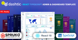 Dashtic - Typescript React Admin Dashboard Template by SPRUKO