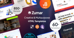 Zumar - Creative & Multipurpose HTML Template by ThemesCamp